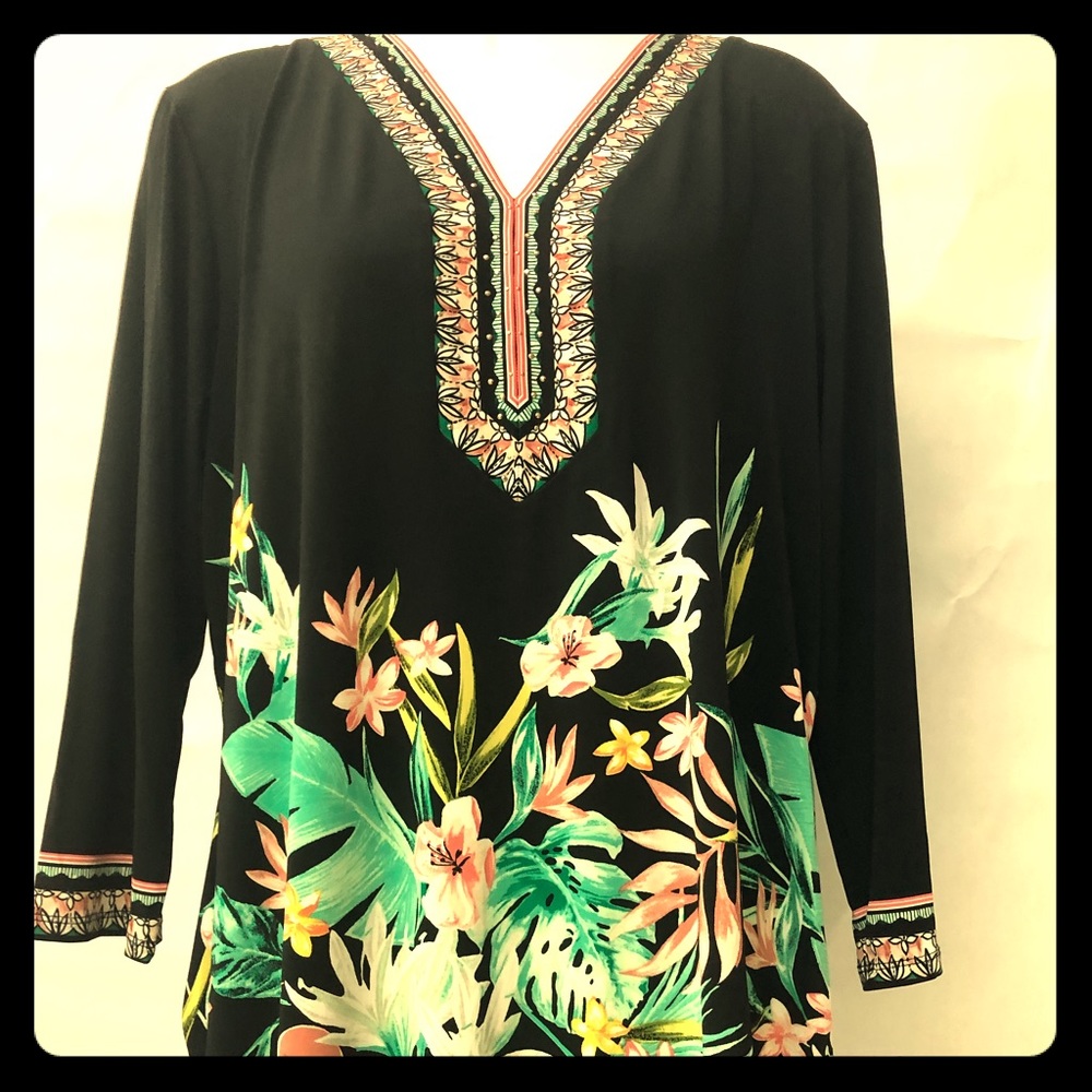 JM Collection Ladies Blouse XL NWT